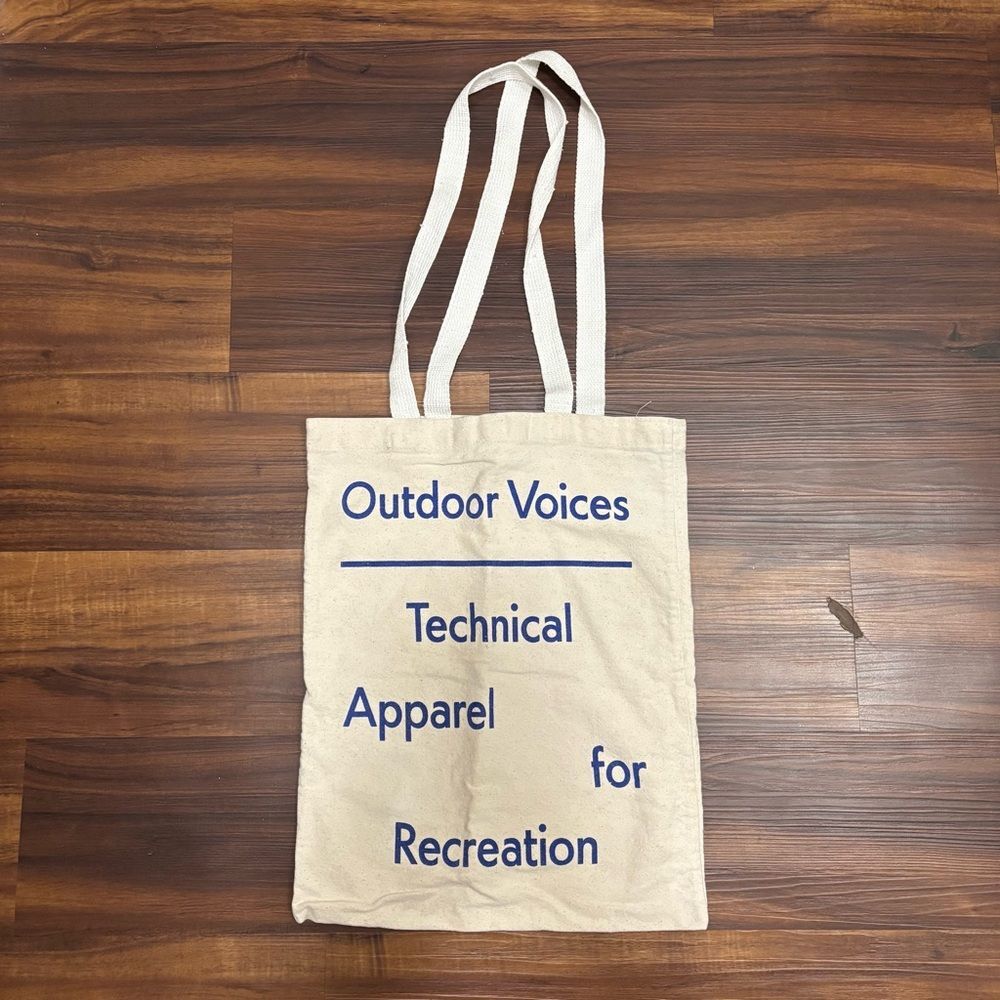 Outdoor Voices Cream Tote Bag